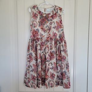 Edgehill collection fall liberty fabric peter pan collar sleeveless dres…